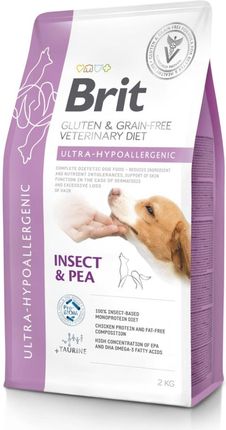 Brit Veterinary Diet Dog Gluten & Grain Free Ultra Hypoallergenic 2Kg