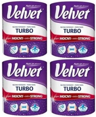 4x Velvet Ręcznik papierowy Turbo 
