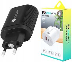 Ładowarka Sieciowa Usb + Gniazdo Typu C, Quick Cha (efc25341-fbde-4ccb-b3de-346c0a1bb5a0)