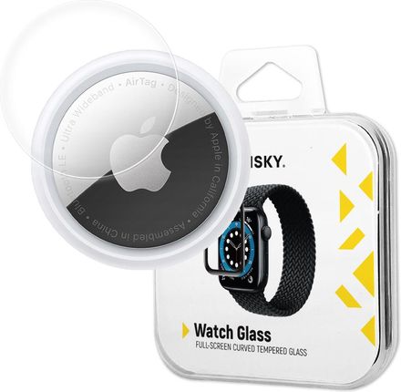 Wozinsky Watch Glass hybrydowe szkło do AirTag czarny