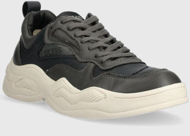 Guess Bassano CARRYOVER, Sneaker Uomo, Ivory, 43 EU