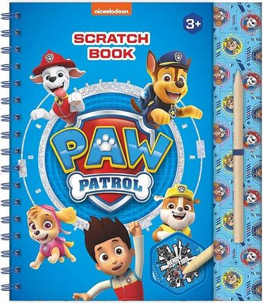 Totum Psi Patrol Zestaw Wydrapywanek Scratch Book 720831