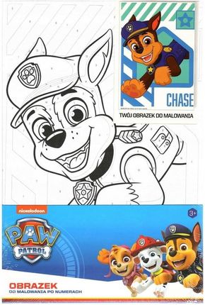 Nickelodeon Obrazek Do Malowania Po Numerach Psi Patrol Chase