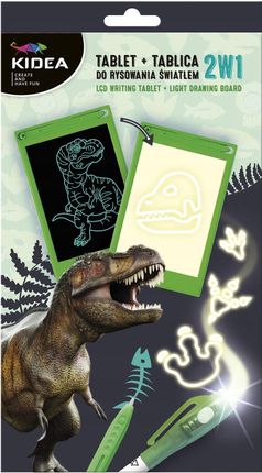 Kidea Dinozaur Tablet Tablica Do Rysowania Światłem
