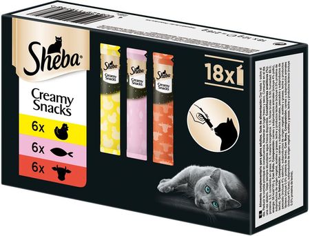 Sheba Creamy Snacks Wielopak 18X12G