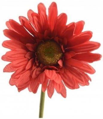 Gerbera czerwona sztuczna do wazonu 50 cm