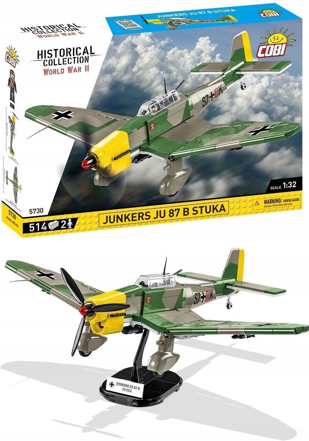 Cobi Klocki 5730 Junkers Ju 87B Stuka Hc Ww2 514El. - Ceny I Opinie ...