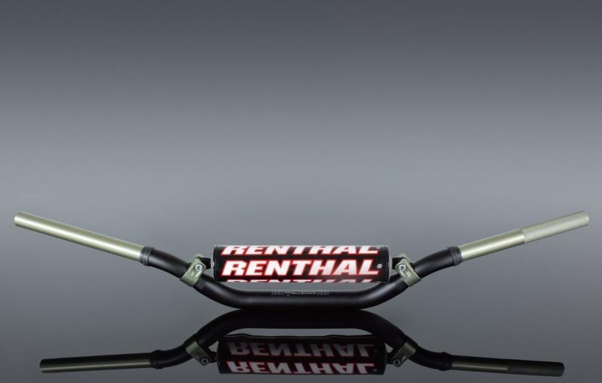 Manillar RENTHAL Carmichael Negro Para Motocross - Compatible Con Honda CRF, CRE, Modelos 1991-2013