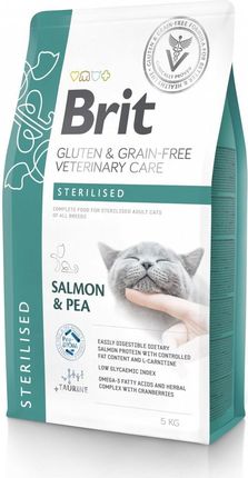 Brit Veterinary Care Cat Gluten & Grain free Sterilised 5kg