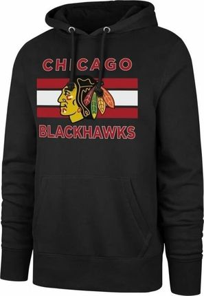 Chicago Blackhawks Nhl Burnside Pullover Hoodie Jet Black