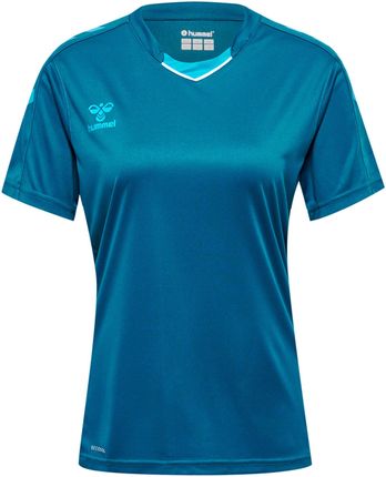 Hummel Koszulka Sportowa Z Krótkim Rękawem Damska Core Xk Poly Jersey S/S Woman Niebieski Turkusow
