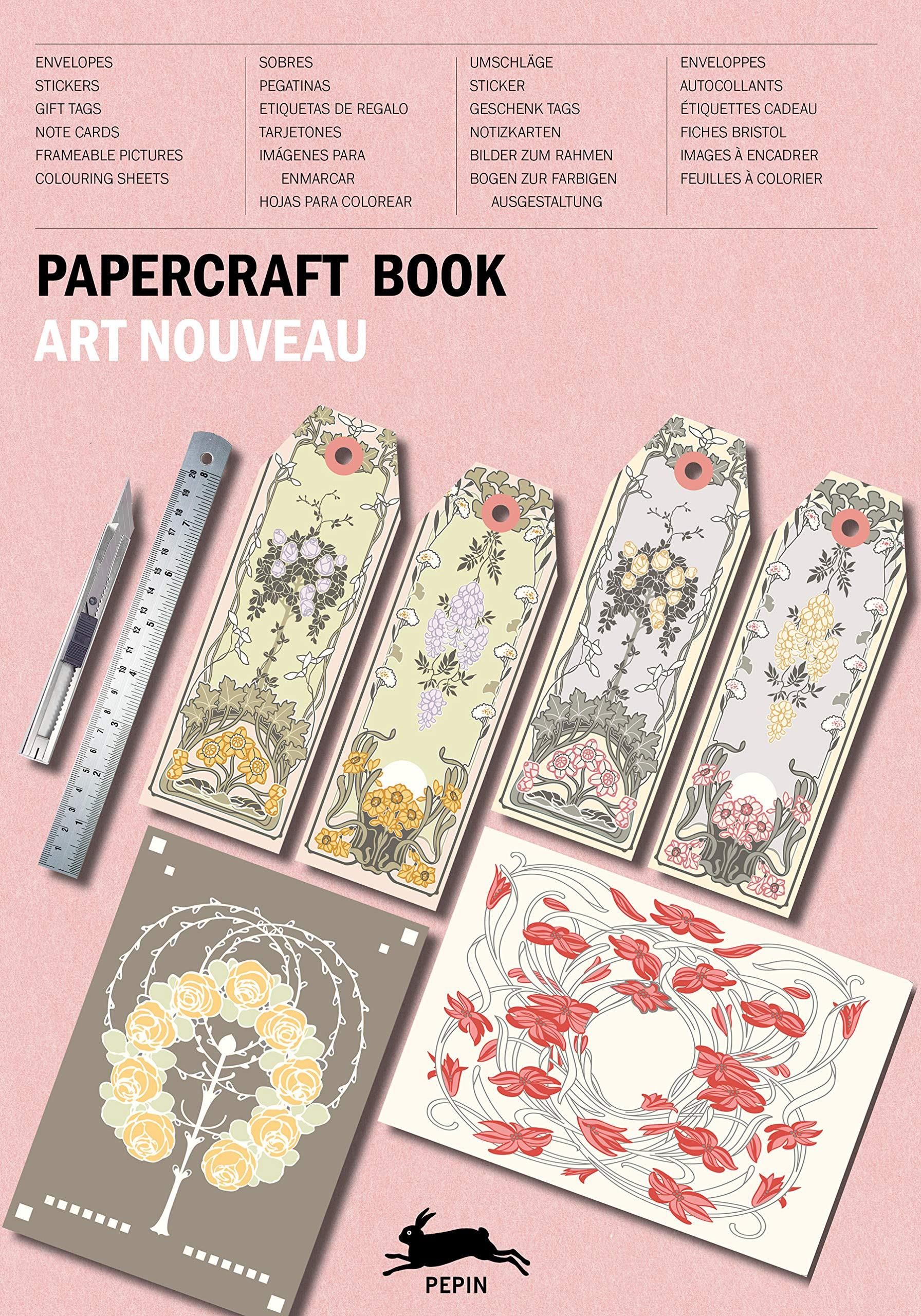 Pepin Press Papercraft Book Art Nouveau (9789460094057) Ceny i