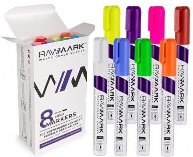 Markery Kredowe 8 Kolorów Rawmark