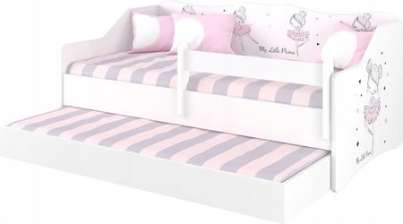 Łóżko Podwójne Lulu 160X80 + Materace Disney