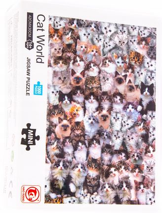 Midex Puzzle Mini 1000El. Koci Świat Koty Kotki
