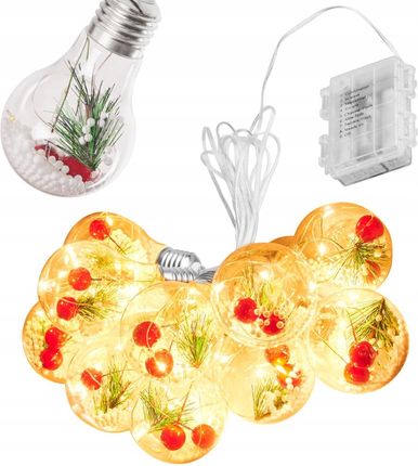 Ikonka Lampki Led Kurtyna Kule Z Dekoracją 3M 50Led Ciepł 12747631749