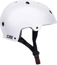 Zdjęcie Core Kask Rowerowy Do Bmx Hulajnogi Rolek Deskorolki Basic Biały - Międzybórz