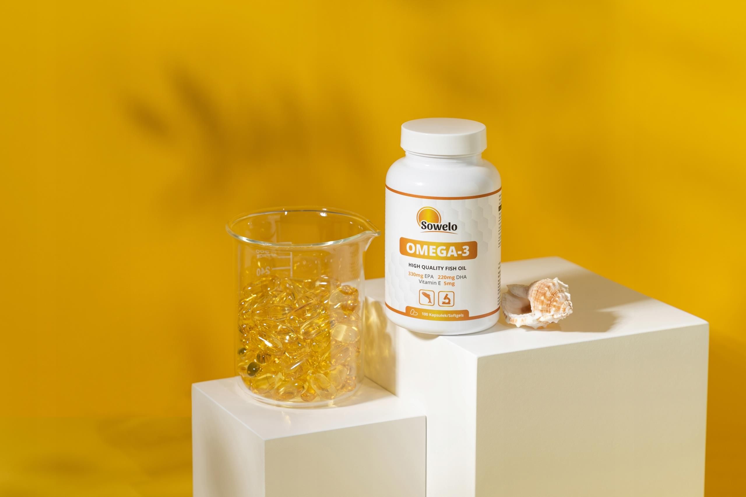 Sowelo Omega 3 1000Mg 330 Epa 220 Dha Witamina E 100Kaps. - Opinie i ...