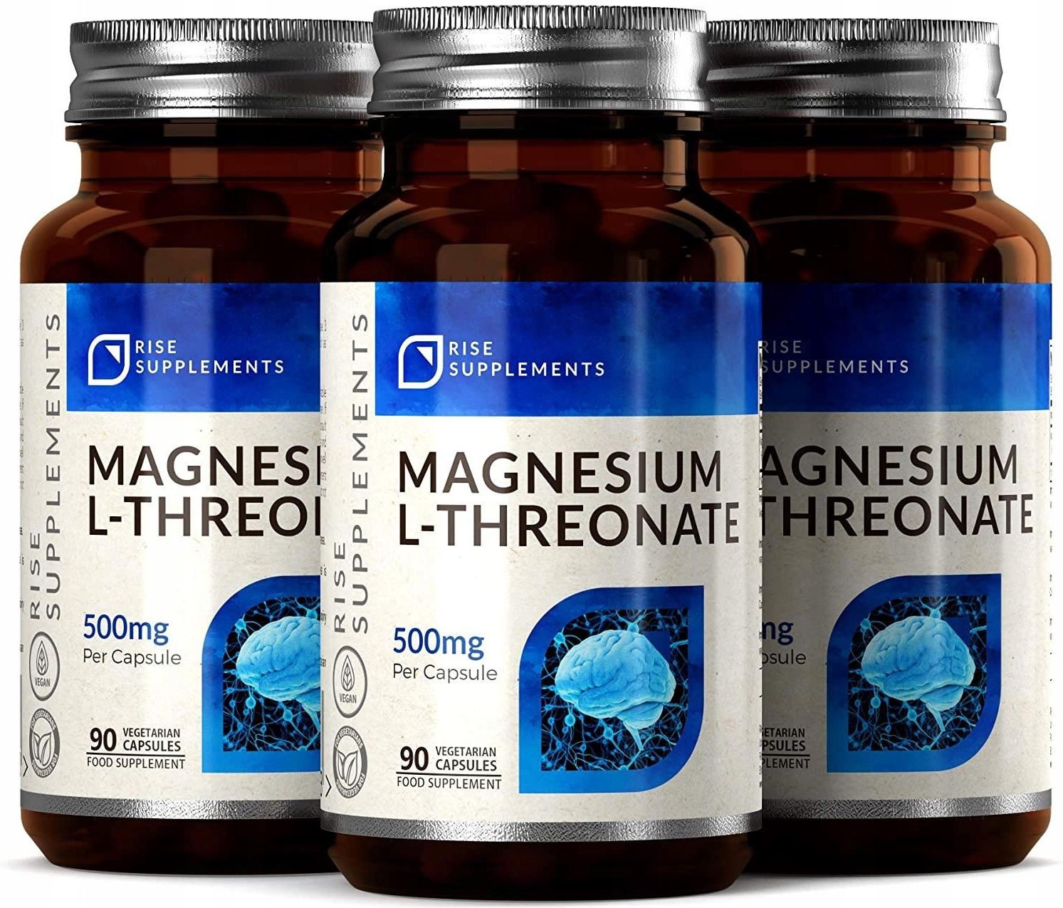 Rise L-Treonian Magnezu Magnesium L-Threonate 500mg 90kaps. - Opinie I ...