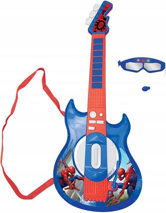 Lexibook Spiderman Gitara Elektryczna Dla Dzieci Led Aux