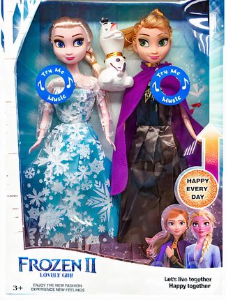 Frozen Zestaw Lalka Elsa I Anna Śpiewająca Śpiewające