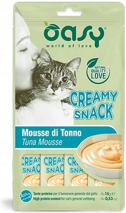 Oasy Snack Cat Creamy Snack Tonno 4X15G
