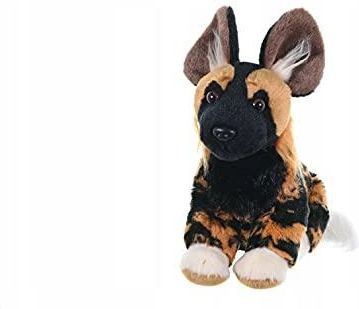 WILD REPUBLIC African Wild Dog Pup, Cuddlekins, Stuffed Animal, 12 Inches, Gift for Kids, Plush Toy, Fill is Spun Recycled Water Bottles
