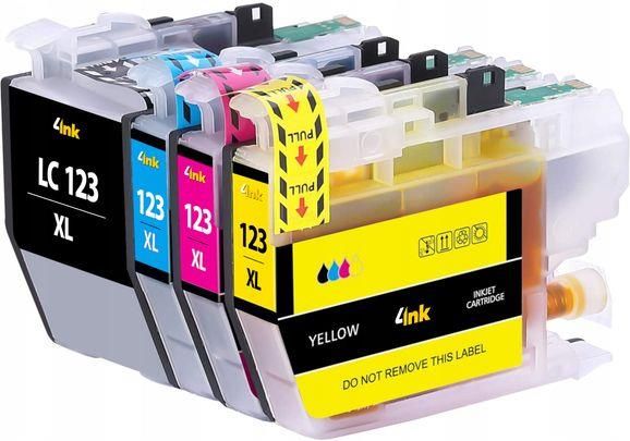 Tusz 4INK 4X TUSZ LC123 DO BROTHER DCP-J552DW DCP-J4110DW ® KUP TERAZ ...
