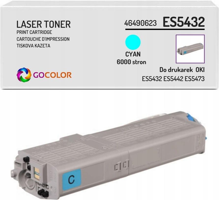 GOCOLOR TONER DO OKI ES5473 ES5432 ES5442 46490623 CYAN Opinie i ceny na Ceneo.pl GOCOLOR TONER DO OKI ES5473 ES5432 ES5442 46490623 CYAN Opinie i ceny na Ceneo.pl