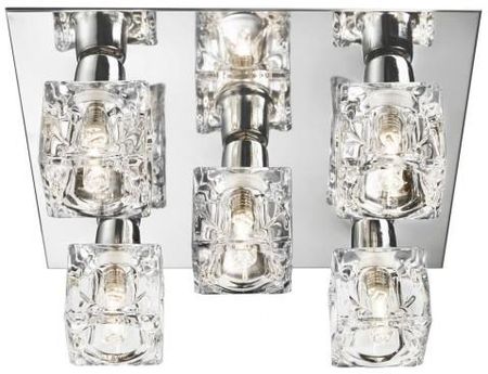 SEARCHLIGHT ICE CUBE LED LAMPA SUFITOWA 5-PUNKTOWA CHROM 2275-5-LED 22755LED