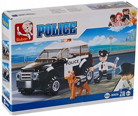 Sluban Police Suv Patrol Car M38-B0639