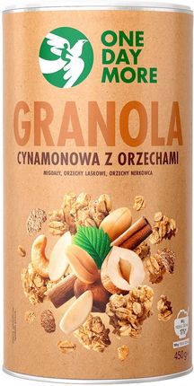 Onedaymore Granola Cynamonowa Z Orzechami 450g