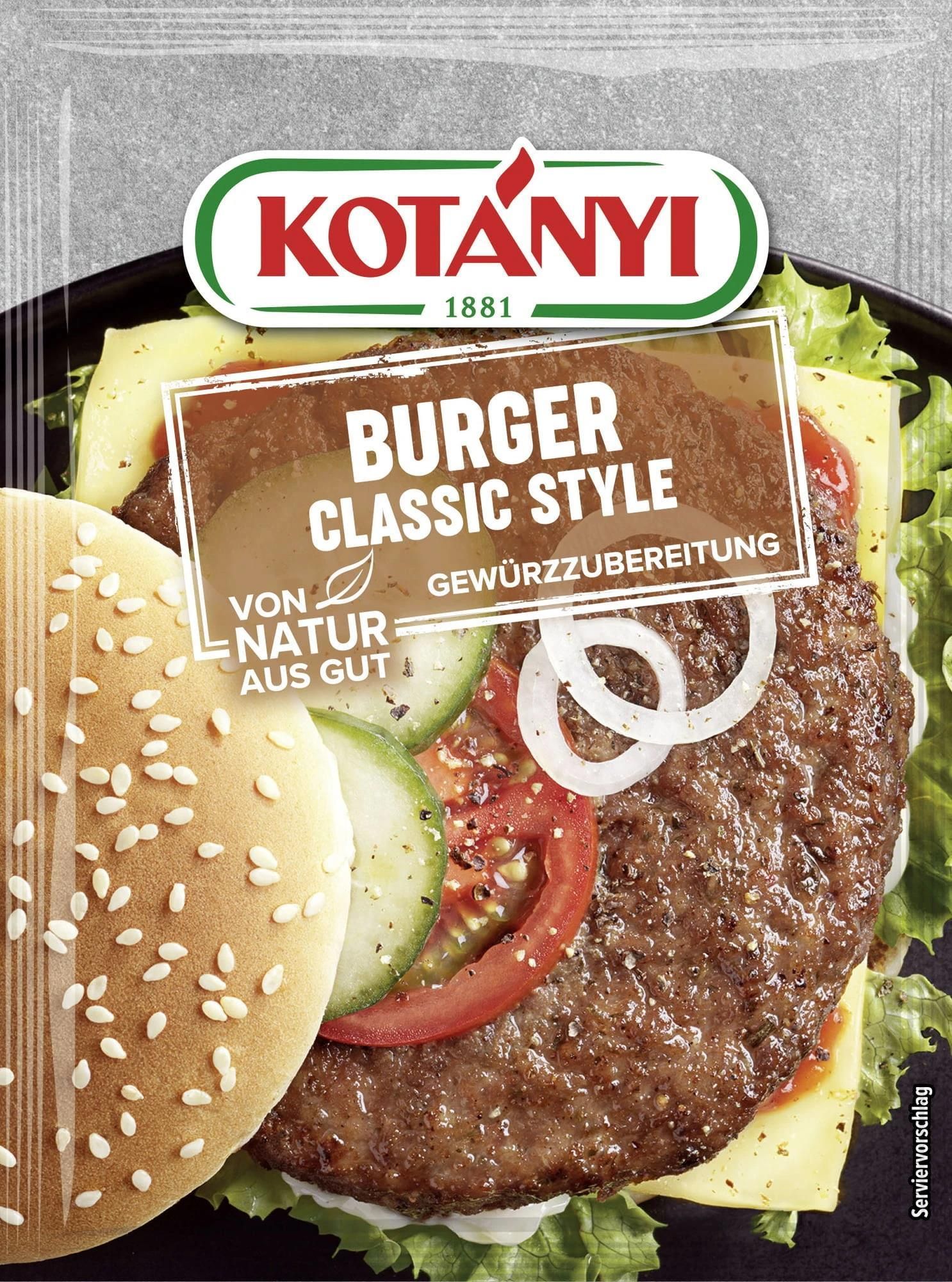 Kotányi Classic Burger 25 G Ceny i opinie Ceneo.pl
