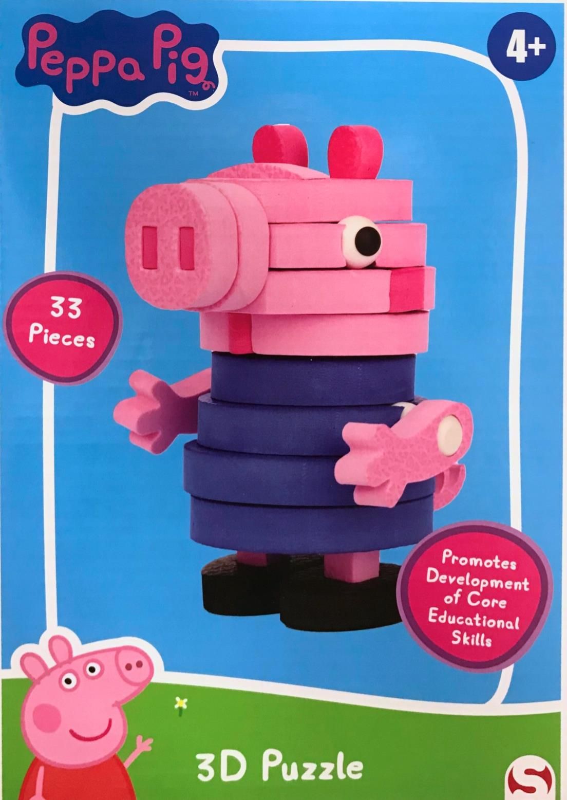 Sambro Puzzle Piankowe 3D Świnka Peppa Pig 33El. - Ceny i opinie - Ceneo.pl