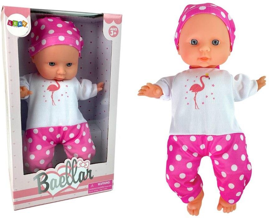 Lalka Lean Toys Lalka Bobas Różowa Piżama W Kropki 30 Cm - Ceny i ...