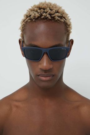 Armani Exchange okulary przeciwsłoneczne męskie kolor granatowy
