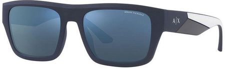 Armani Exchange okulary przeciwsłoneczne męskie kolor granatowy