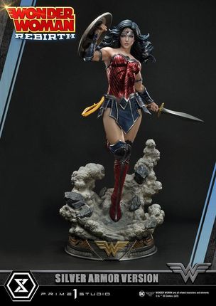 Prime 1 Studio DC Comics Statue 1/3 Wonder Woman Rebirth Silver Armor Version 75 cm