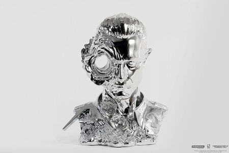 Pure Arts Terminator 2 T-1000 44 cm Art Mask Scale 1/1 Liquid Metal Version