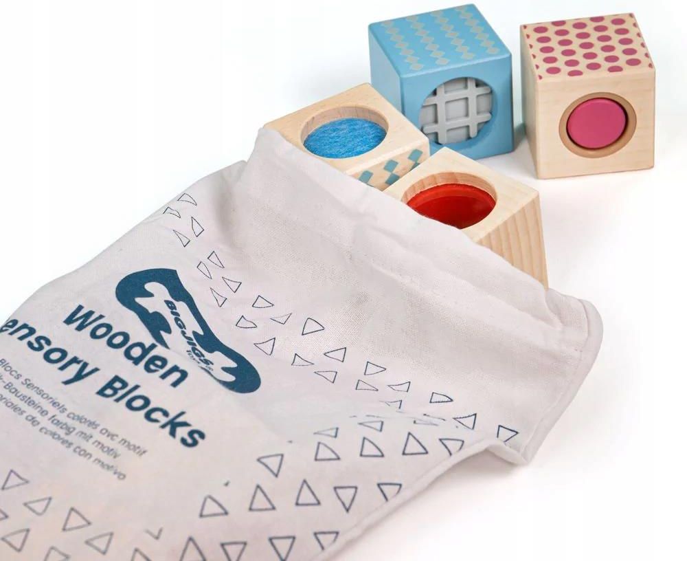 Bigjigs Toys Sensoryczne Klocki Dla Dzieci - Ceny i opinie - Ceneo.pl
