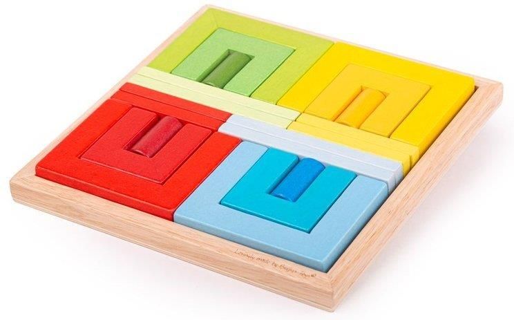 Bigjigs Toys Drewniany Sorter Z Klockami 20Elem 33036 - Ceny i opinie ...