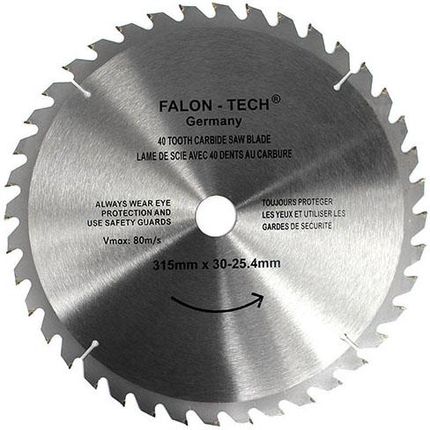 Falon-Tech Tarcza Piła Do Drewna Widia Ft 315/30-25,4 T40 FTBW31540