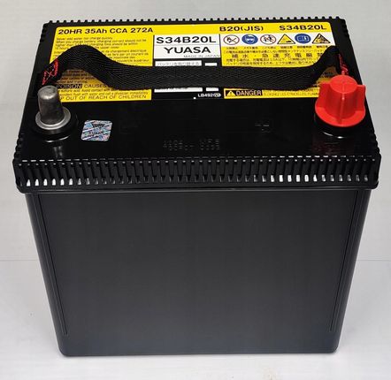 Yuasa Hj-S34B20L Agm 12V 35Ah Toyota Hybrid Hj-S34B20L-A