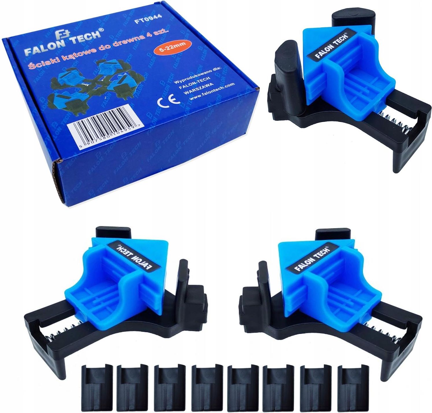 Fixem Ścisk Stolarski Zacisk Narożny Kątowy 4 Uchwyt 90° Ft0944 ...