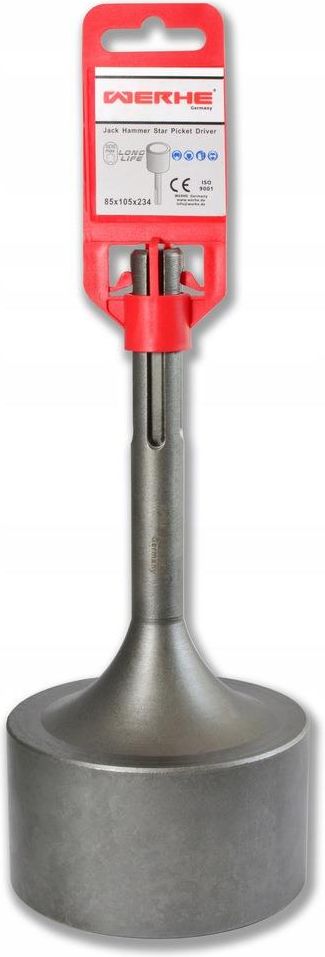 WERHE Grondboor 100 Mm Met SDS Plus Houder Robuuste Boorpunt Paalboormachine Dubbele As 688856446