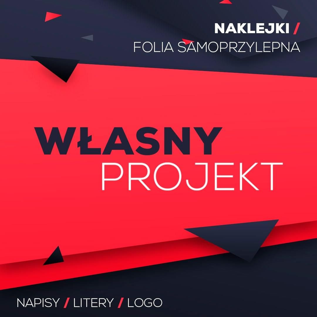 Naklejki Z W Asnym Napisem Logo W Asny Projekt Ceny I Opinie Ceneo Pl