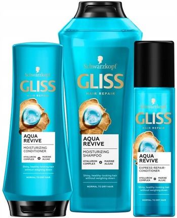 Gliss Aqua Revive Szampon Odżywka Do Włosów