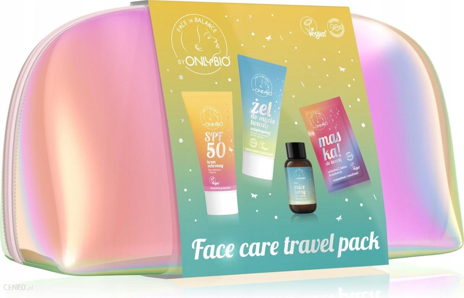 face care travel pack by onlybio spf 50