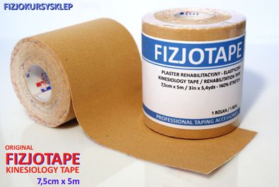 KINESIOLOGY TAPE 7,5cm x 5m BEŻOWY