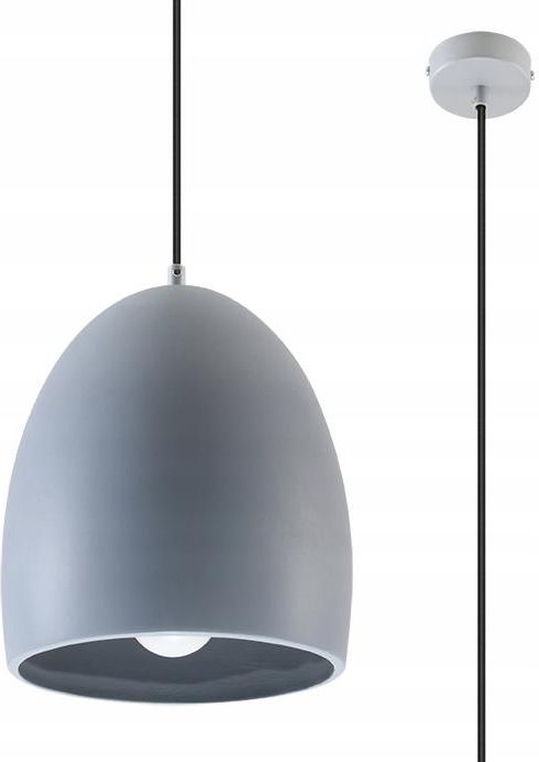 Sollux Lightning Wyprzedaż Lampa Wisząca Ceramiczna Flawiusz Szara ...